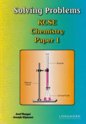 Solving Problems Chemistry Paper 1